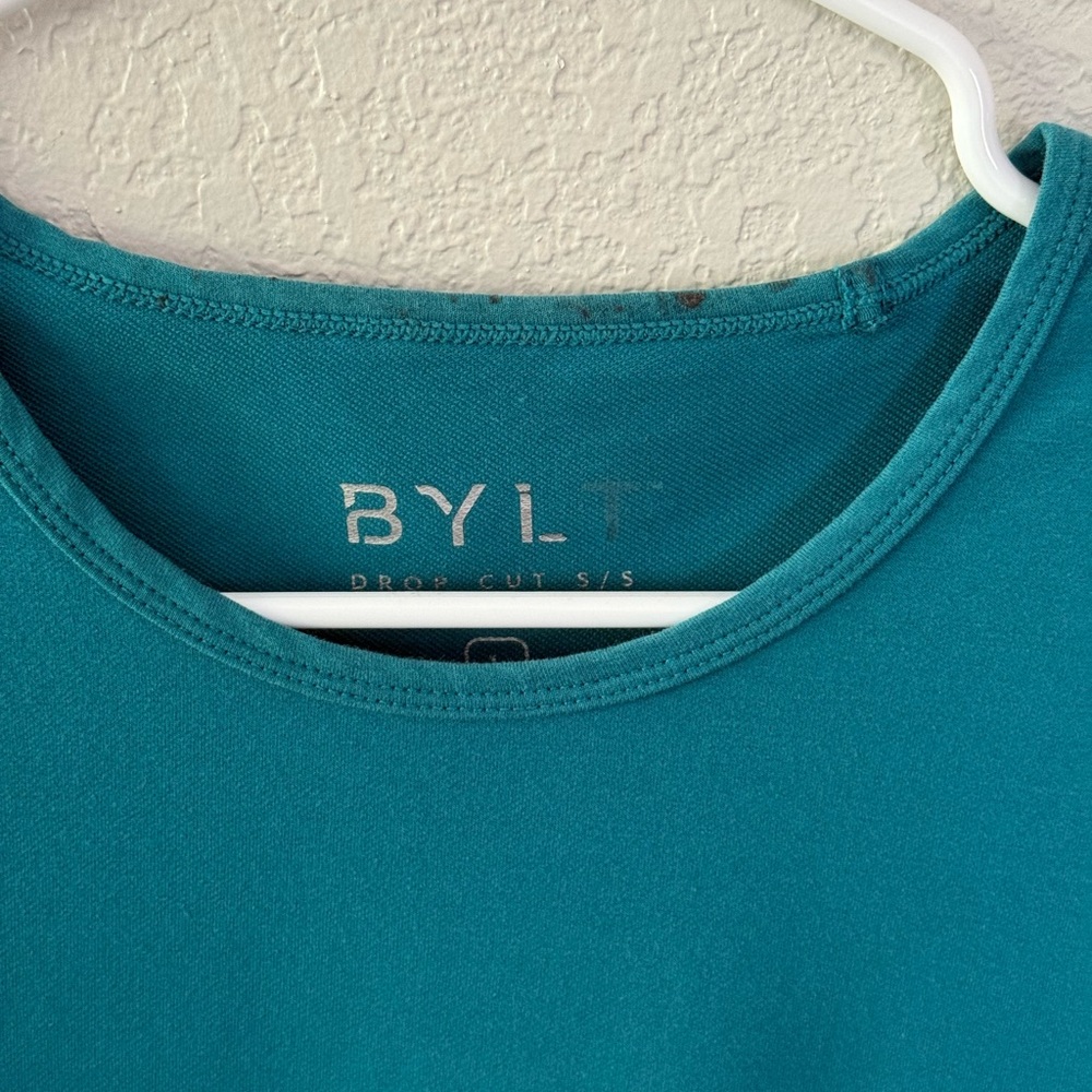 BYLT Basics Men's Ocean Blue Short Sleeve Tee - Picture 2 of 3